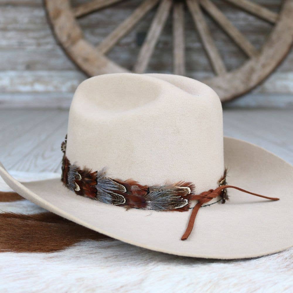 Willow Lane Hat Co. - Western Feather Hat Band - Rowan (short)
