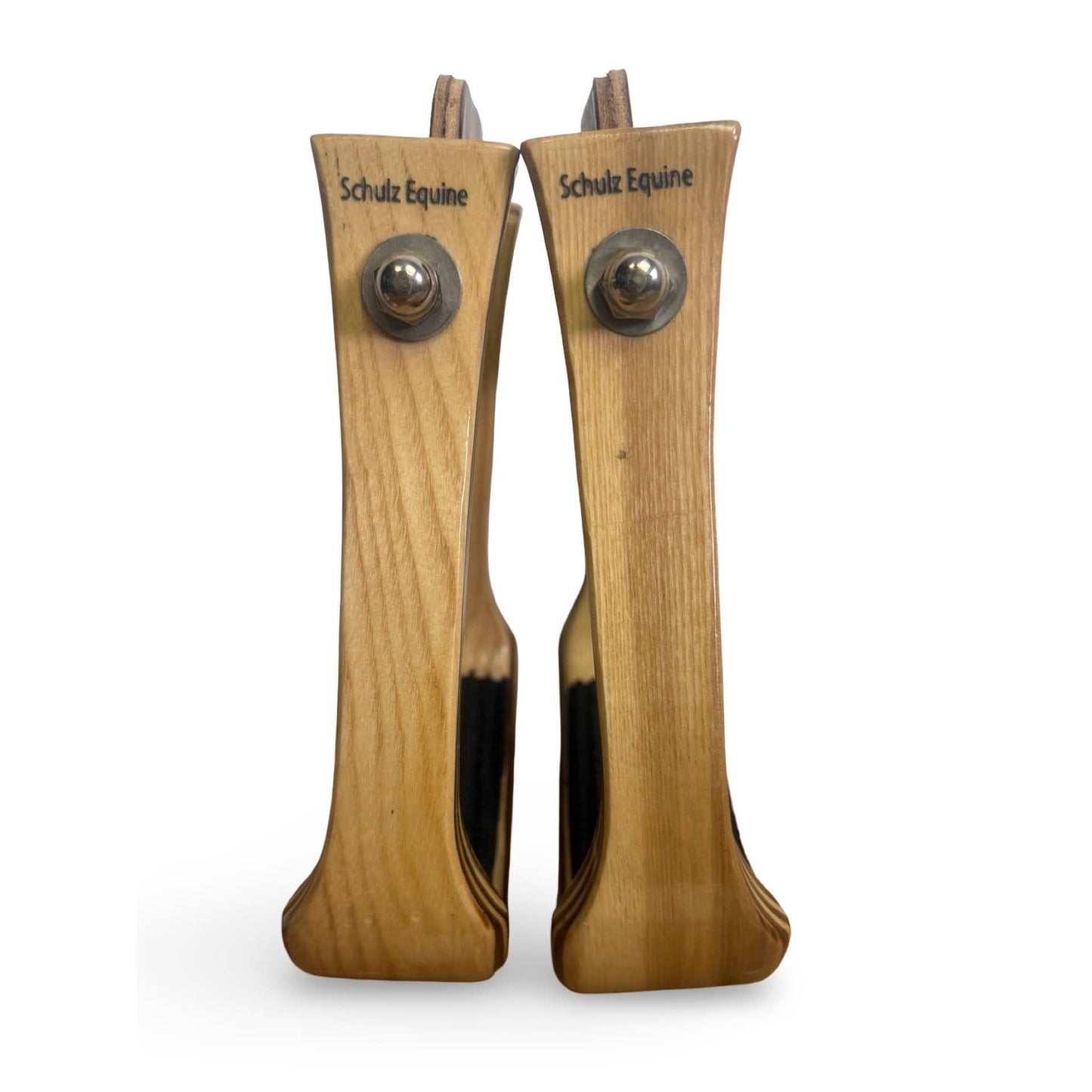 Wooden Stirrups- Angled Ashwood Barrel Racing Style