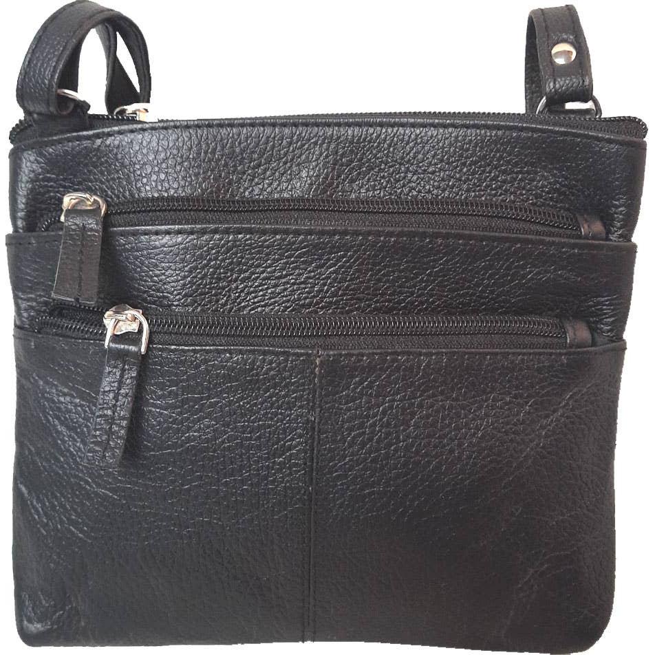IGI CANADA - Genuine Leather Women's Shoulder Cross Body Bag #7675