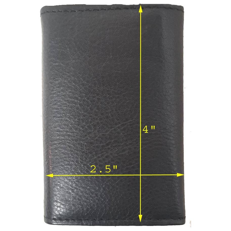 IGI CANADA - Genuine Cowhide Leather Key Case WALLET BLACK # 8420
