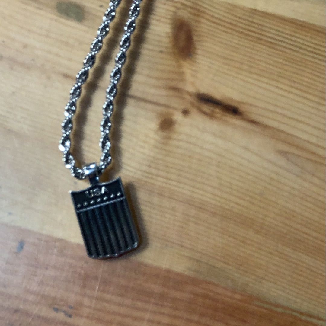 Twister USA Neclace Pendant