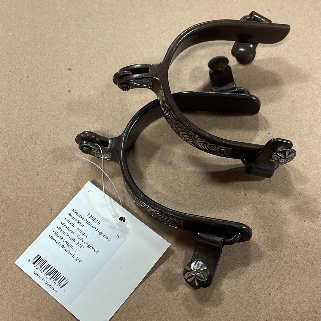 Metalab Antique Engraved Spurs 335819