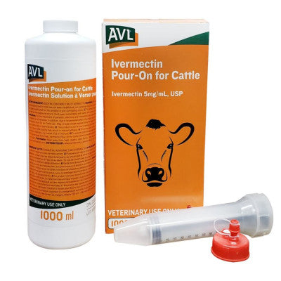 AVL Pour-On Solution for Cows 1L