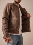 Kimes Oakmont Genuine Leather Coat