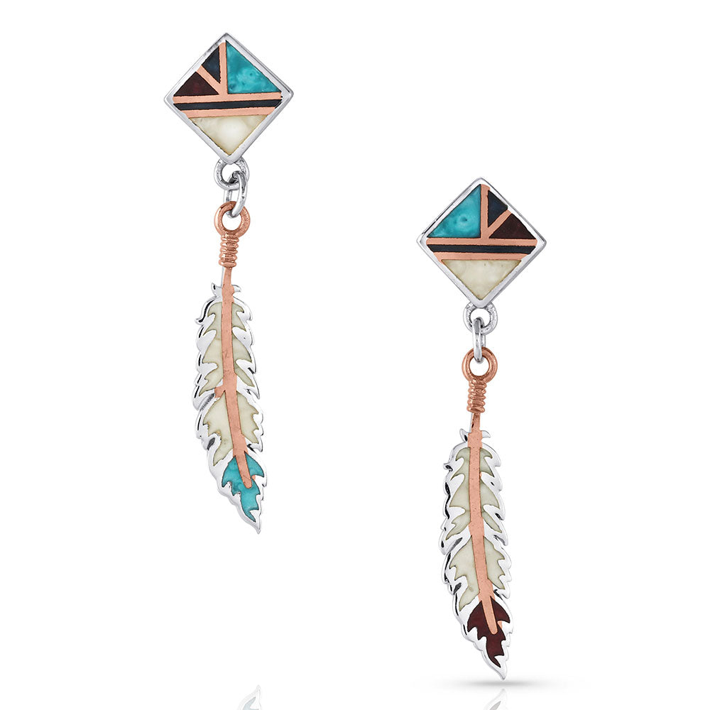 Montana ER4823 Legends Feather Earrings