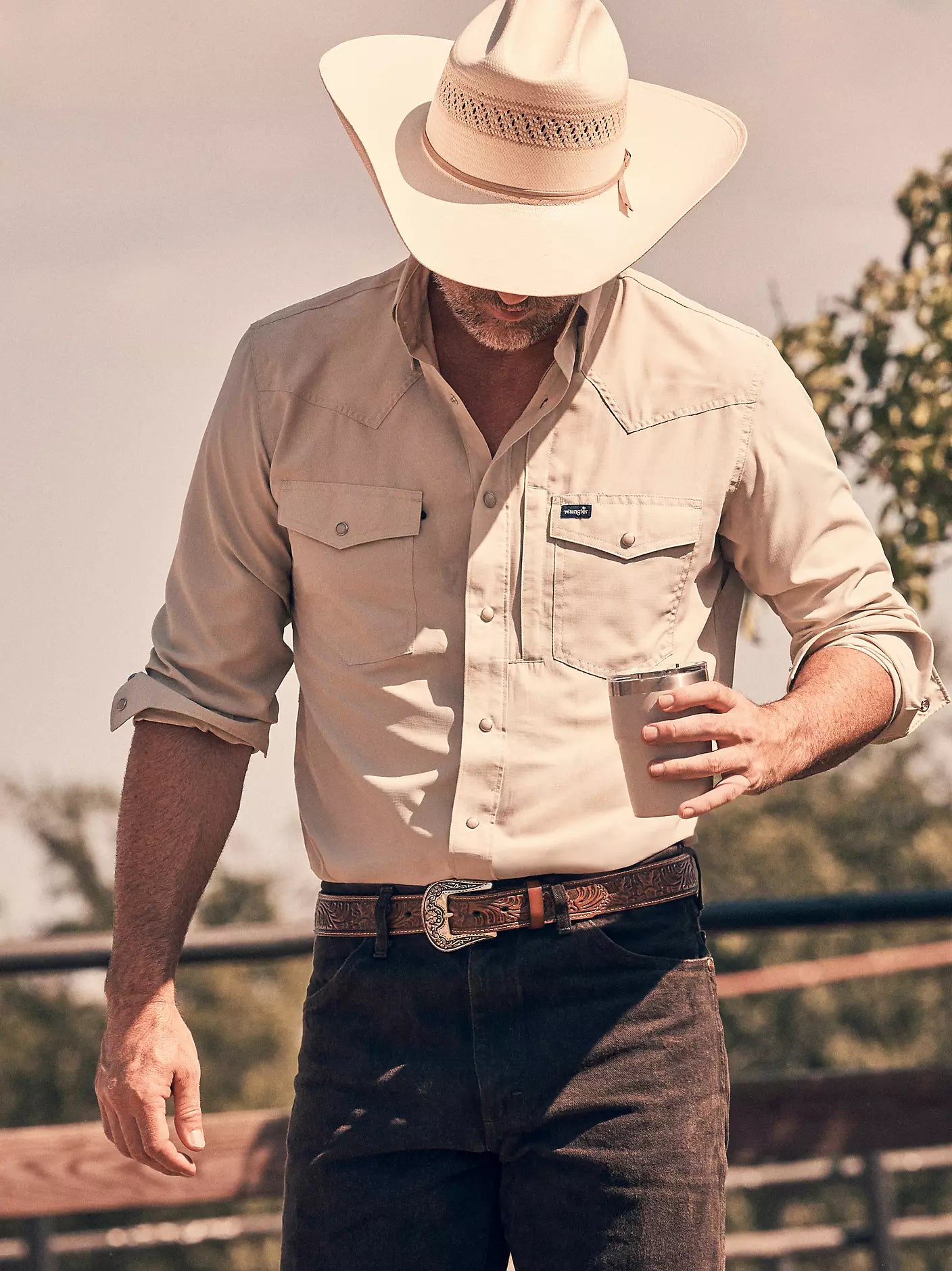 Mens Long Sleeve Snap Shirts