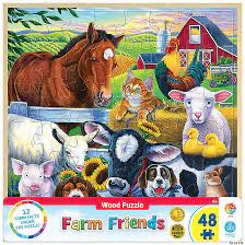 Farm Friends Wooden Puzzle 48pc 11018