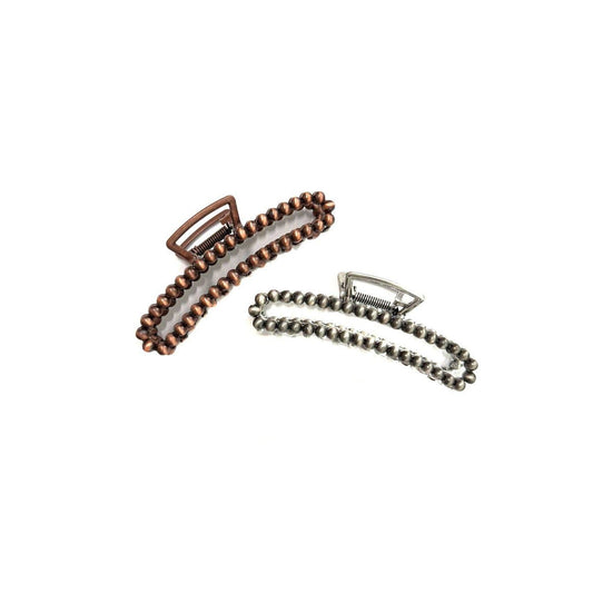 Western Navajo Pearl Hair Claw