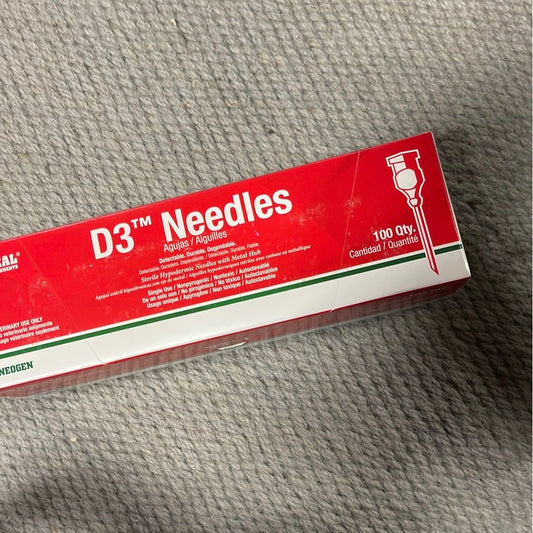 D3 detectable Needles