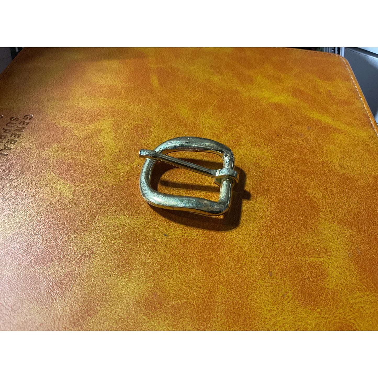 Buckle, 1”, Replacement, Curved, Harness, Tack, Brass 2504835