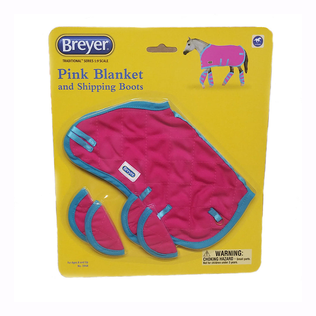 Breyer - Pink Blanket and Shipping Boots 3948