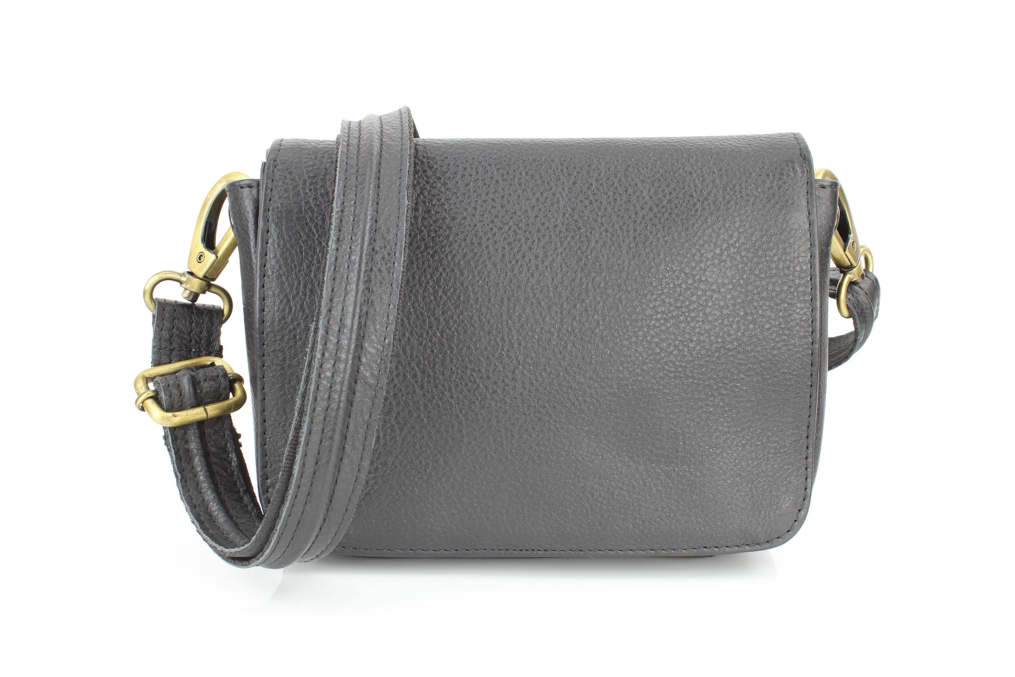 Women's Flap Over Crossbody Bag with Hidden Storage 1834