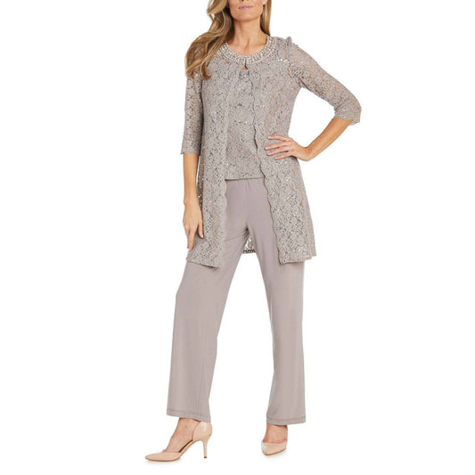 RM Richards Embellished Dressy 3 Piece Pants Set