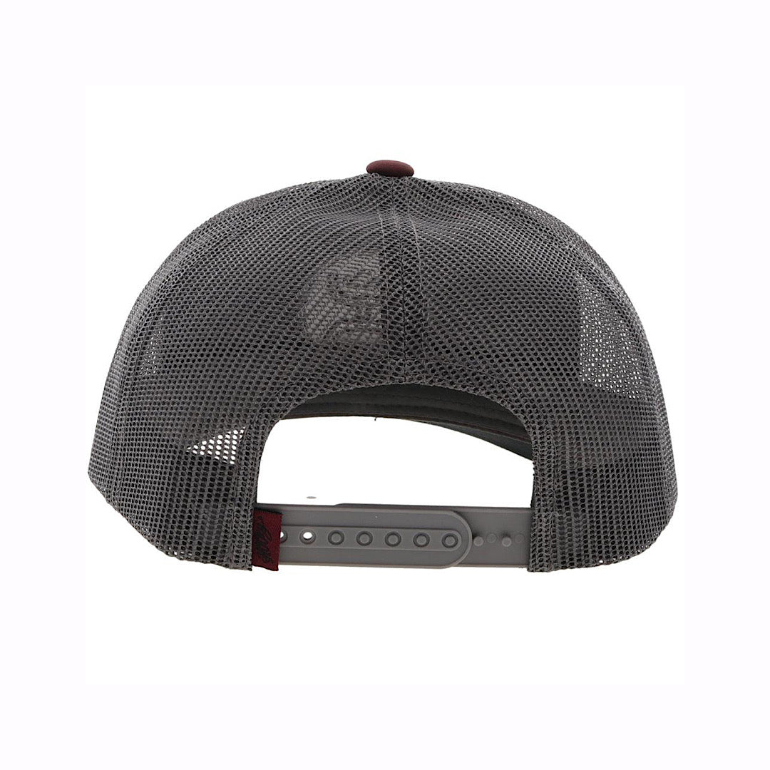 Hooey - O Classic Maroon & Grey Snap Back Men’s Ball Cap 2209T-MAGY