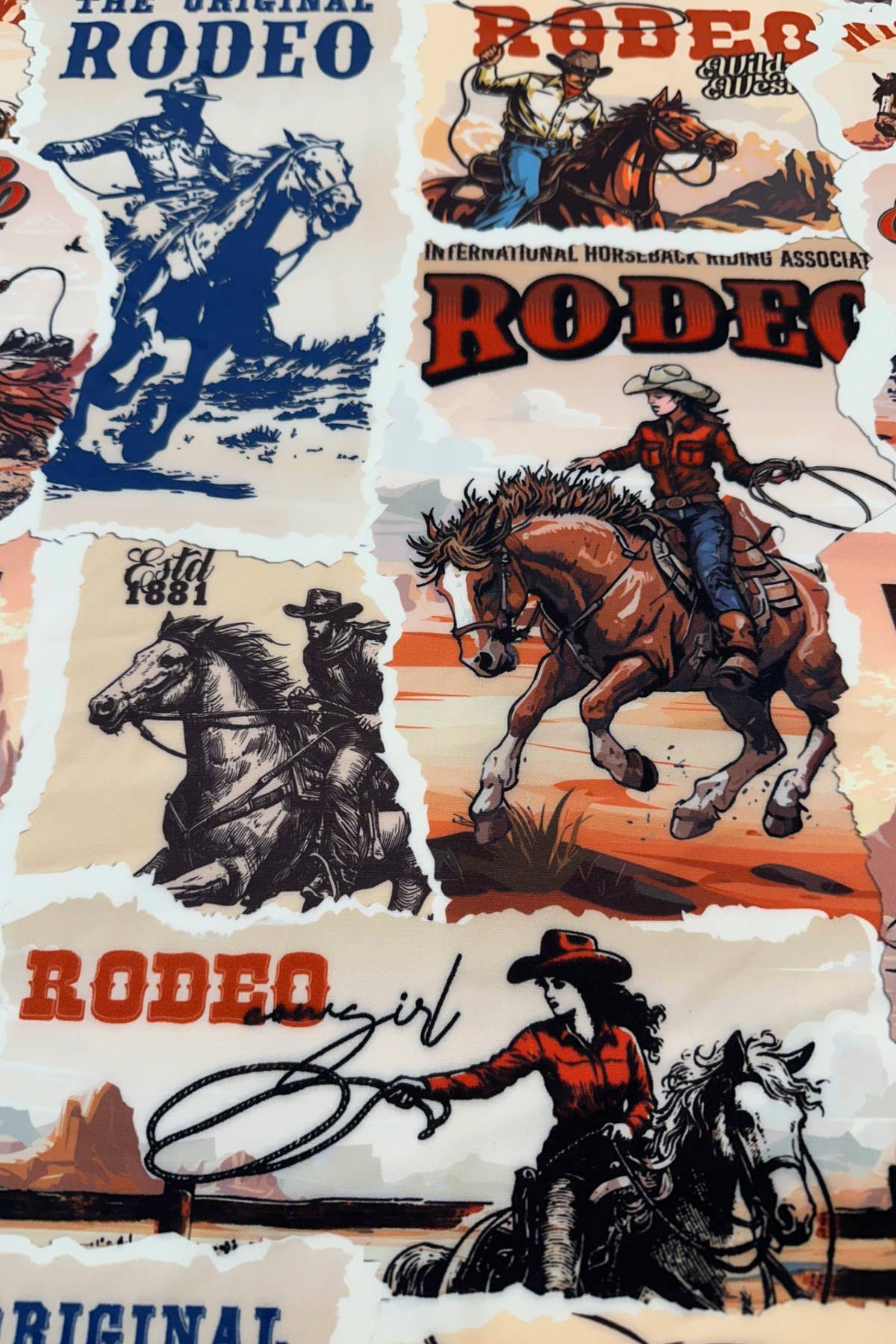 Ciao The Original Rodeo Print Scarf, Wild Rag SC-6716