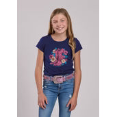 Girls Roper Poly Rayon Jersey Short Sleeve Shirt 03-009-0513-50556