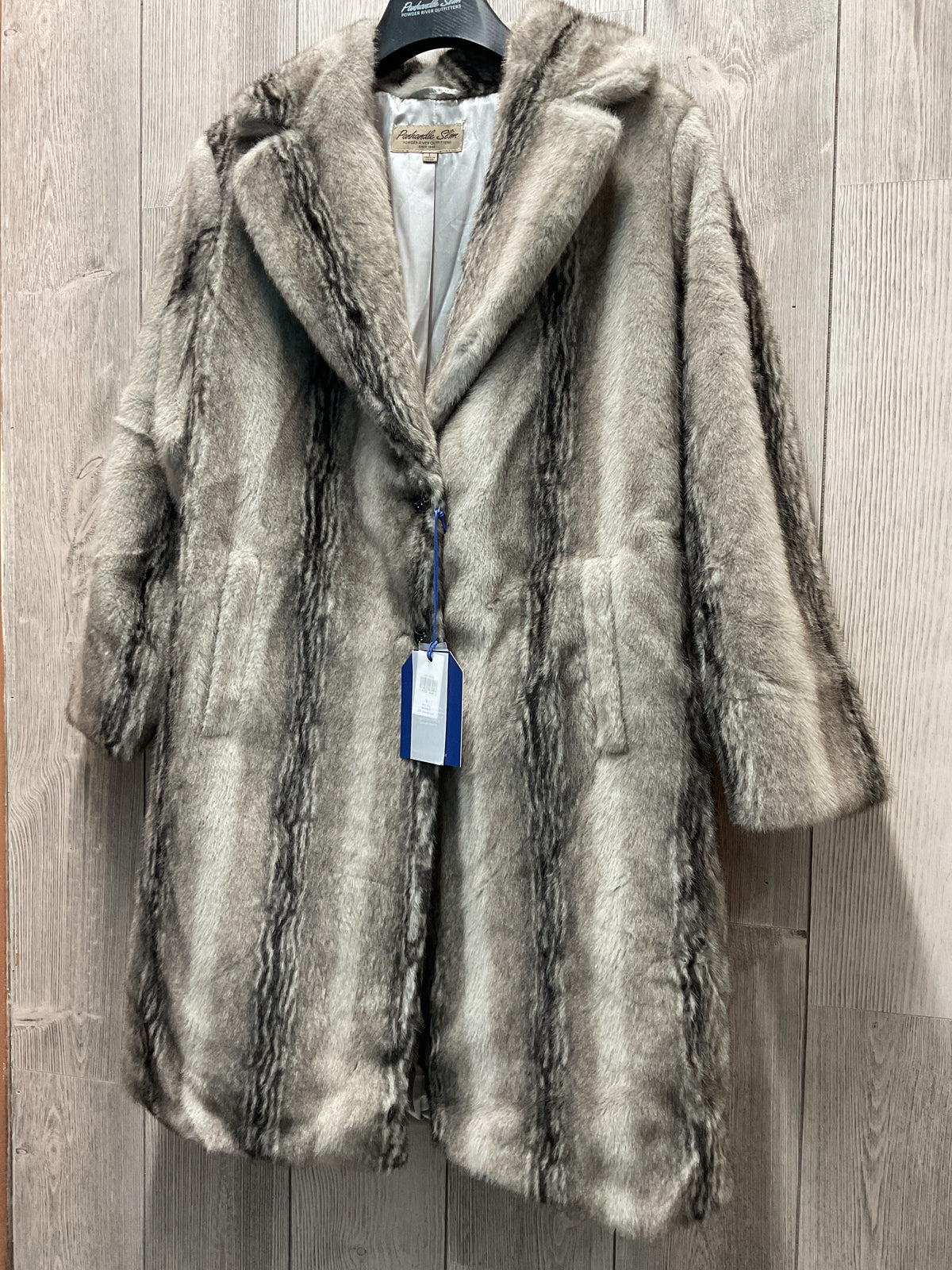 Panhandle Slim Faux Fur Long Coat DW92C09321