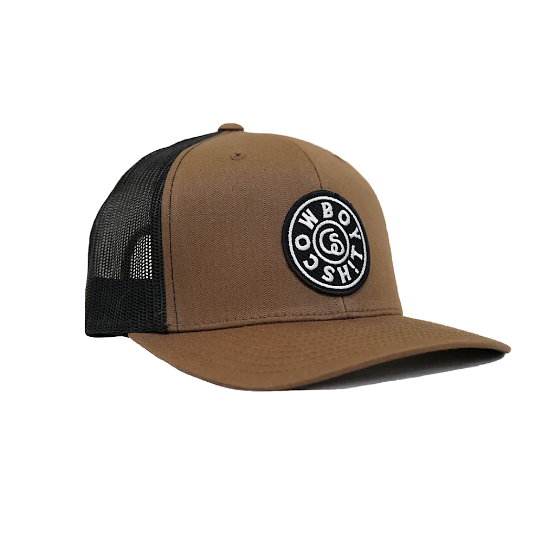 Cowboy Sh*t - The Big Valley Brown & Black Snap Back Men’s Ball Cap