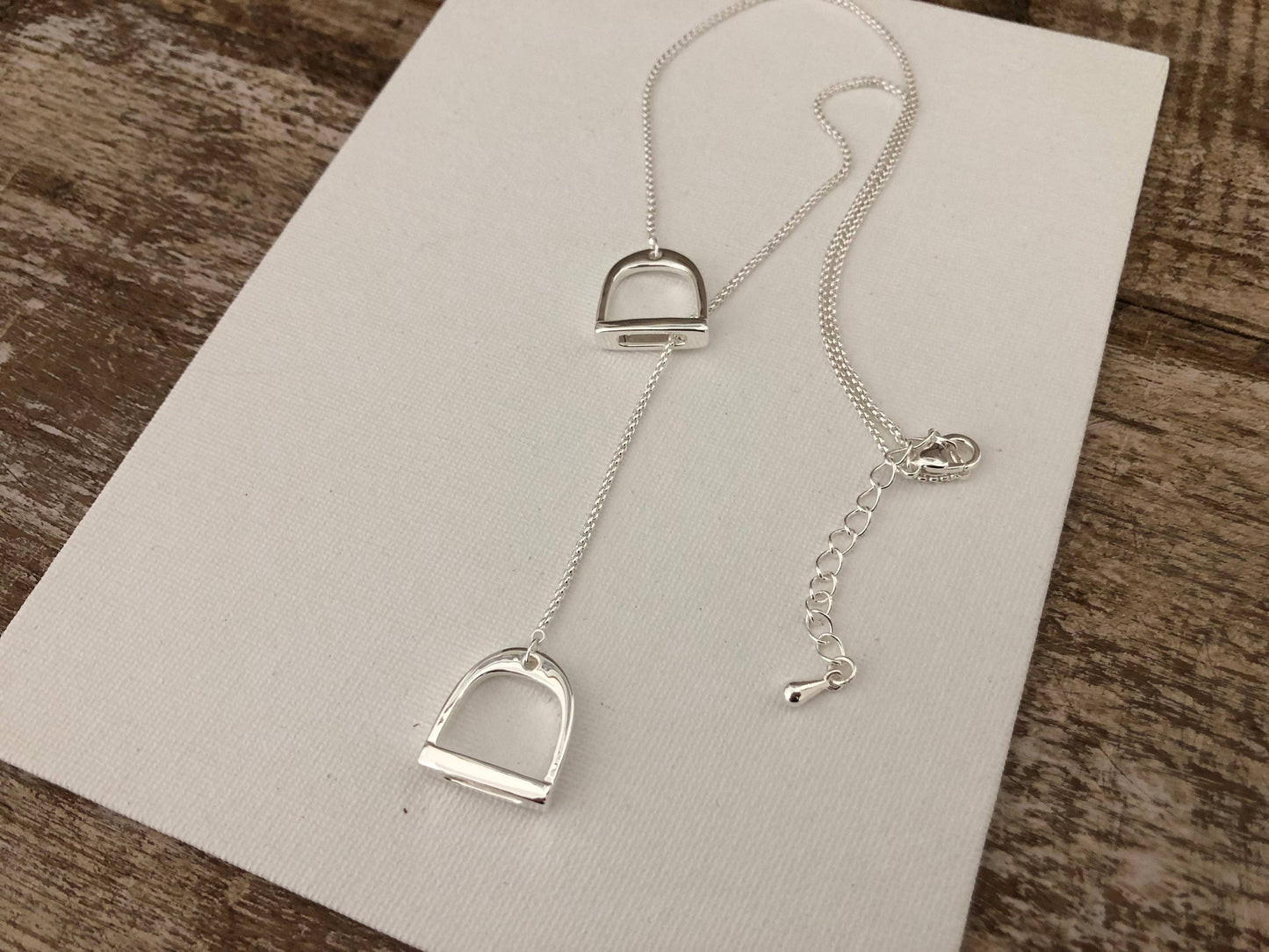 Saddle Stirrup Necklace Jewelry