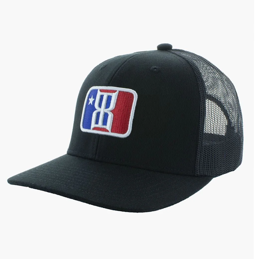 Bex - Local Black USA Flag Patch Snap Back Men’s Ball Cap H0195US