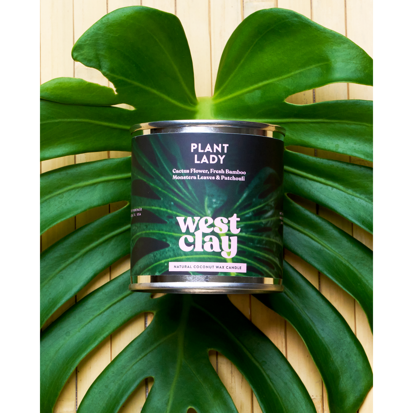 Plant Lady Candle - FRESH Green Scented Coconut Wax