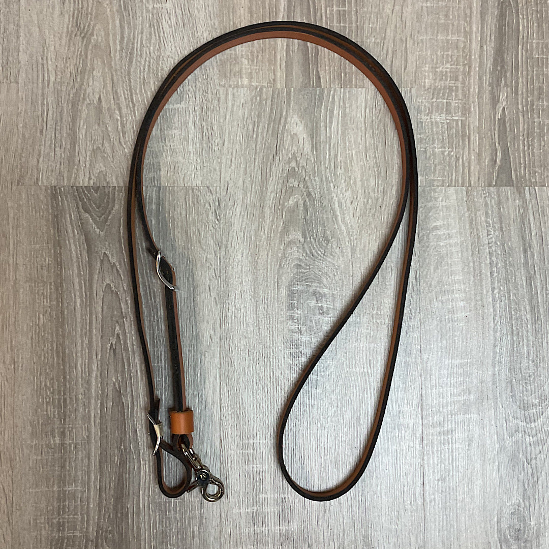 Mouse N' Ruby Original - Light Oil Flat Leather Barrel Reins