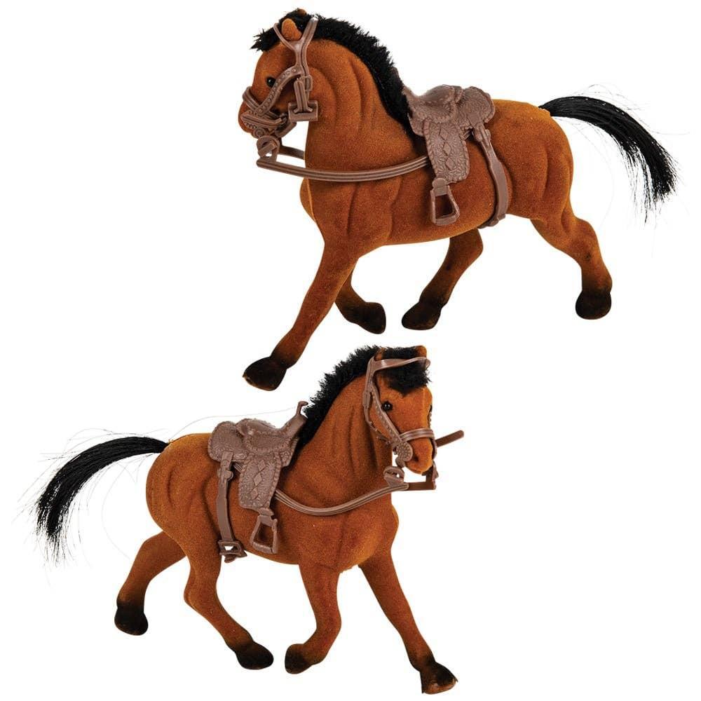 La Luna Bella - Toys - 4" FLOCKED HORSES LLB kids toys