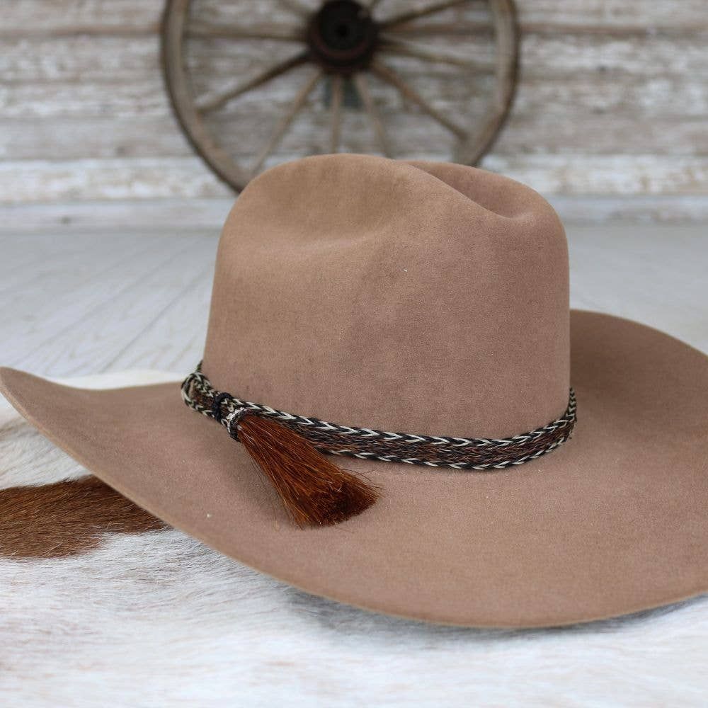 Willow Lane Hat Co. - Horsehair Braided Hat Band - Overo