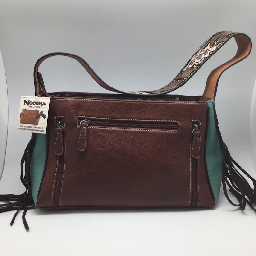 Nocona - Conceal & Carry Leather with Fringe Handbag N770008302