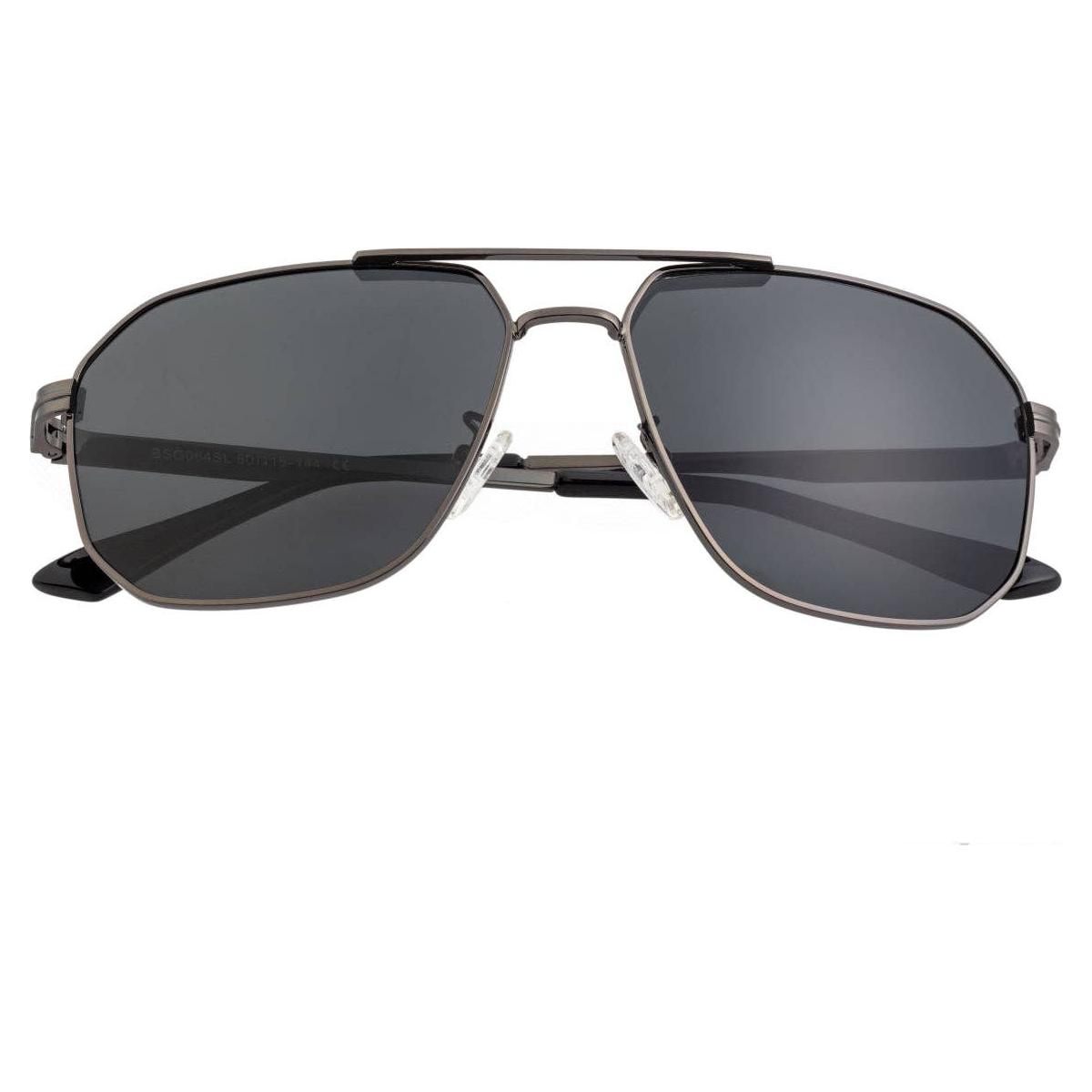 Breed - Breed Norma Stainless Steel Polarized Aviator Sunglasses