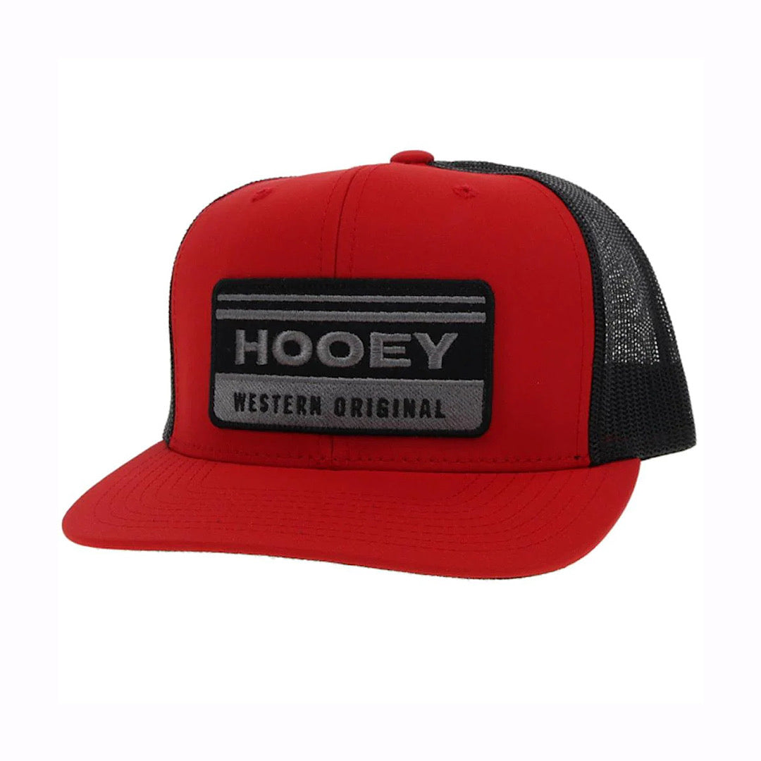 Hooey - Horizon Red & Black Snap Back Men’s Ball Cap 2135T-RDBK