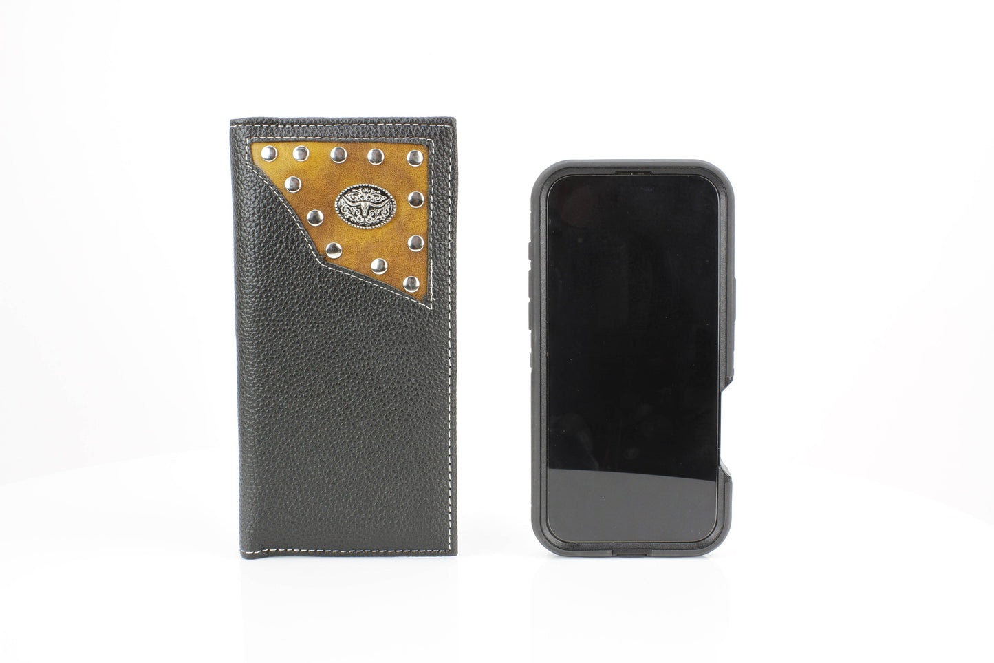 Rodeo Wallet with Bison Head Concho VL880