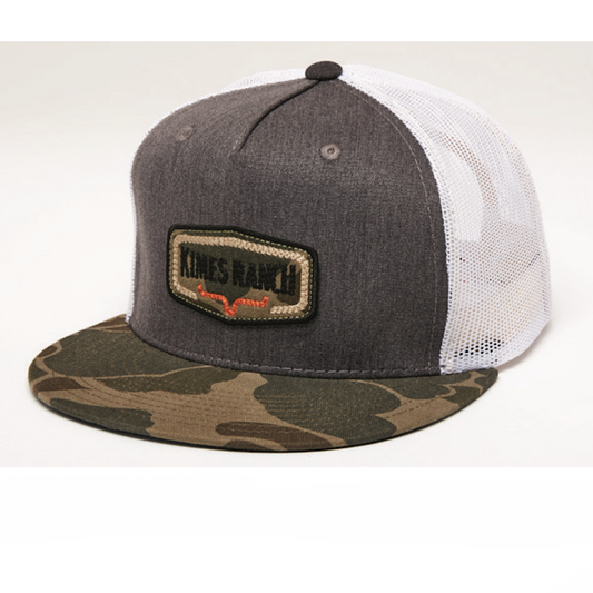 Kimes - Dodson Charcoal Camo & White Snap Back Men’s Ball Cap