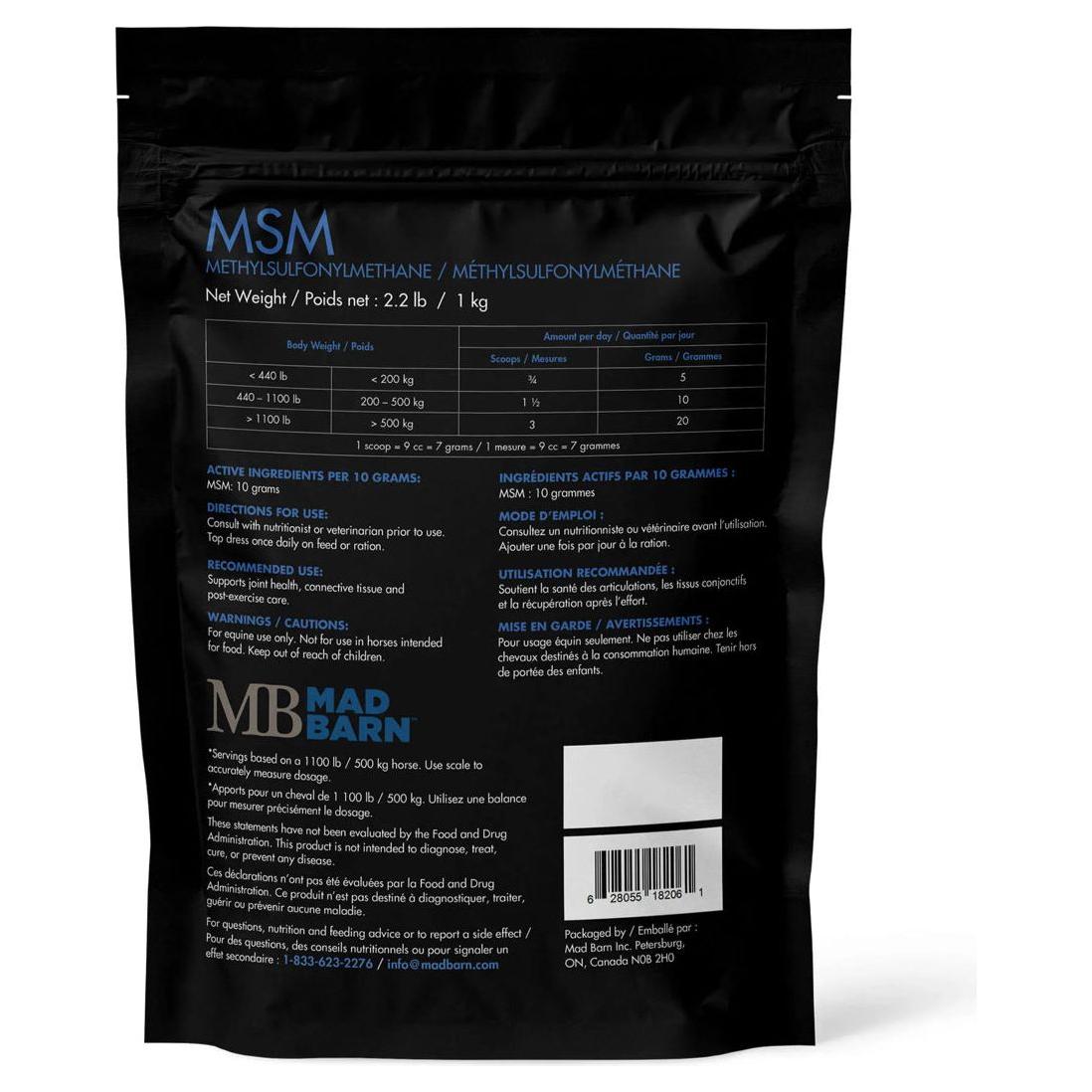 Mad Barn MSM 1kg