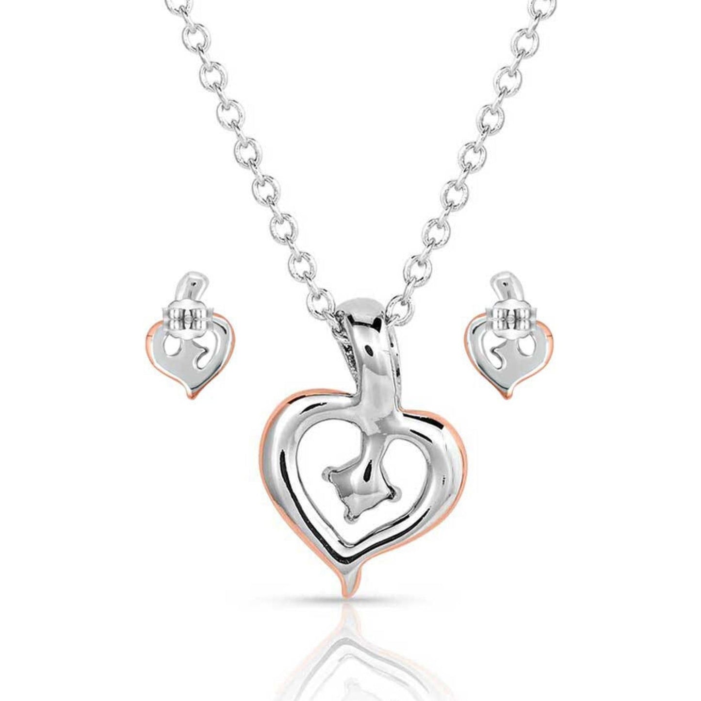 Heart On The Line Jewelry Set