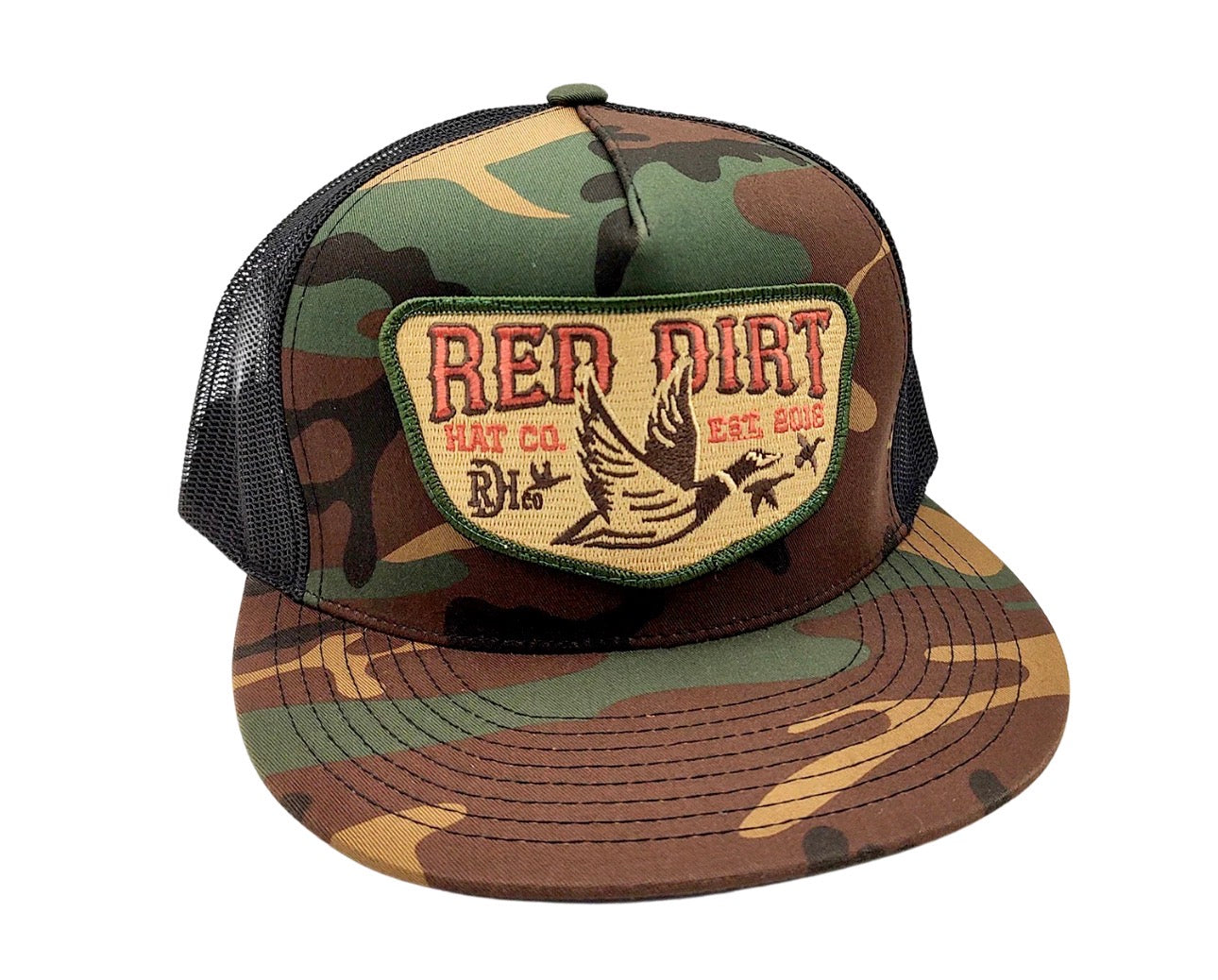 Red Dirt Hat Co. - Fly South Graphic Camo Trucker Cap RDHC-489