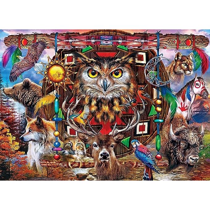 Master Pieces - Spirit Animals Tribal Spirit Jigsaw Puzzle 1000pc 72171