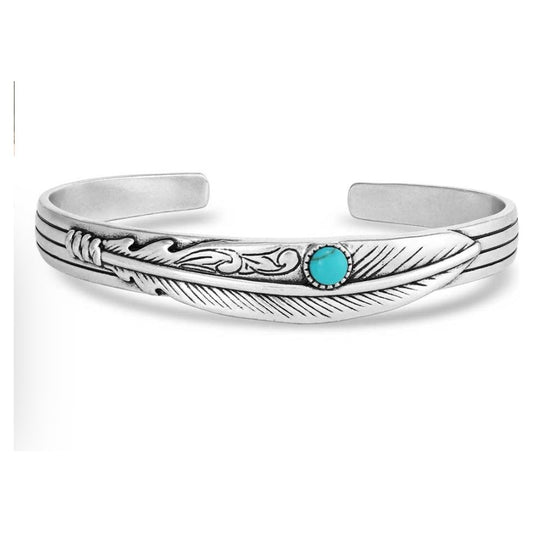 Solo Flight Turquoise Cuff Bracelet