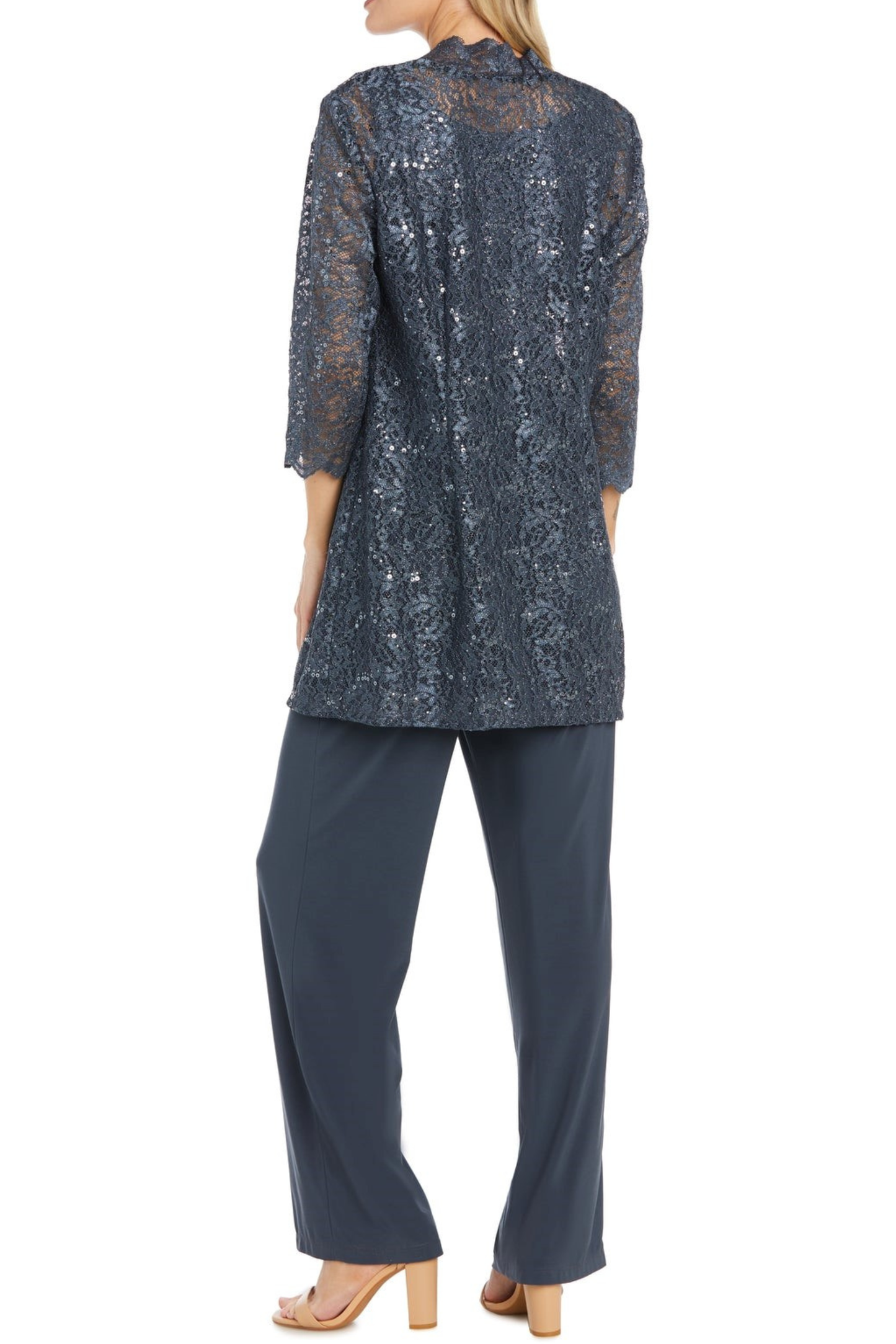 RM Richards Lace 3 Piece Evening Pant Set