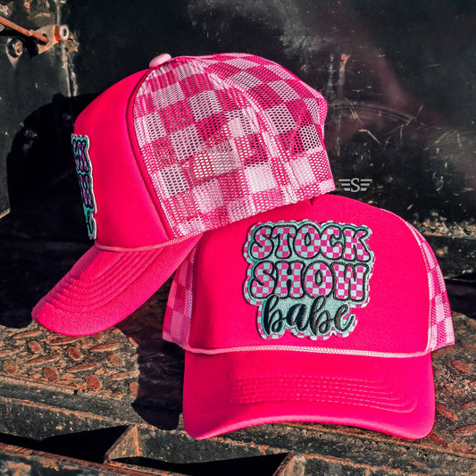 Stock Show Babe Printed Mesh Trucker Cap