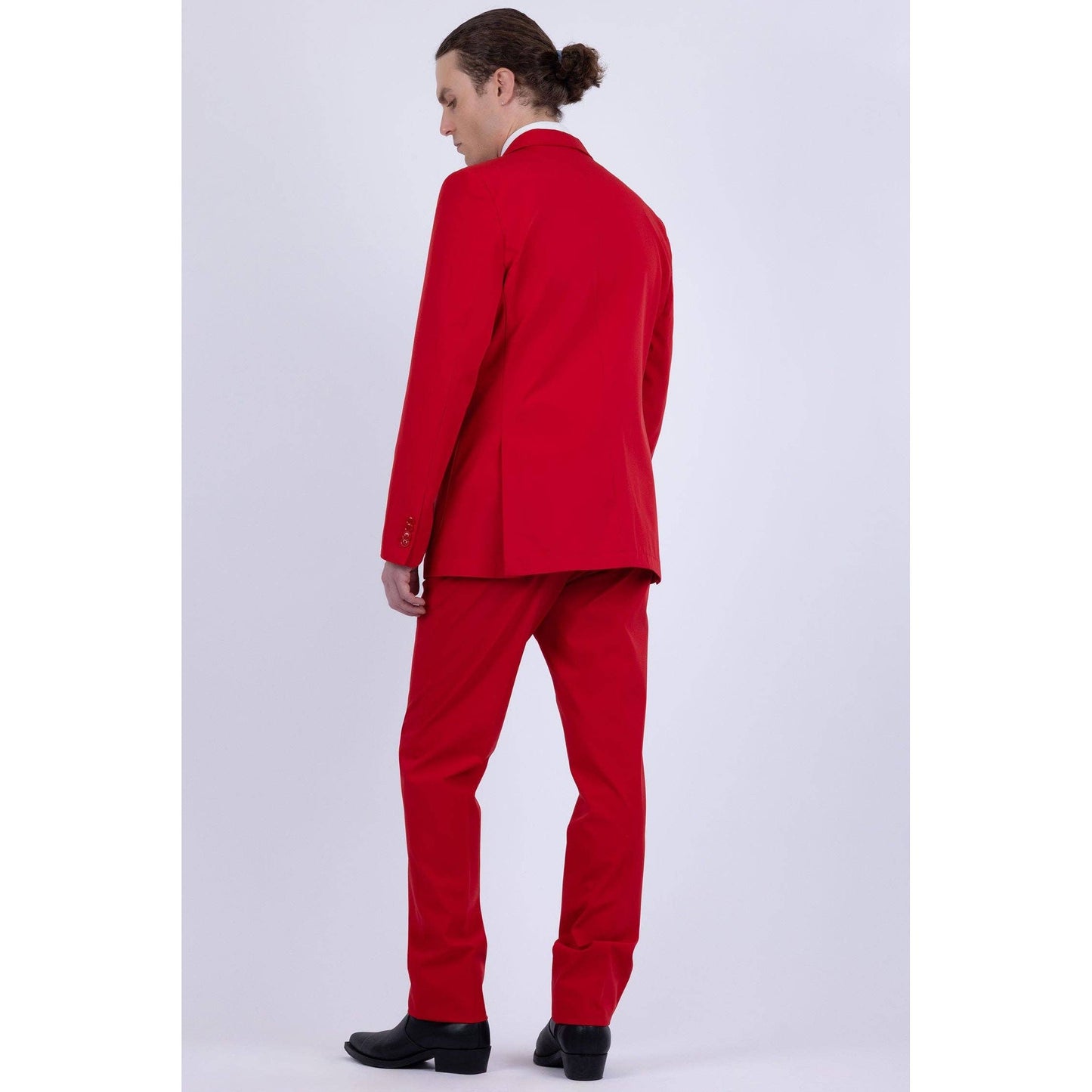 Men's 2-Pieces 2-Button Notch Lapel Suit Set 6SU08