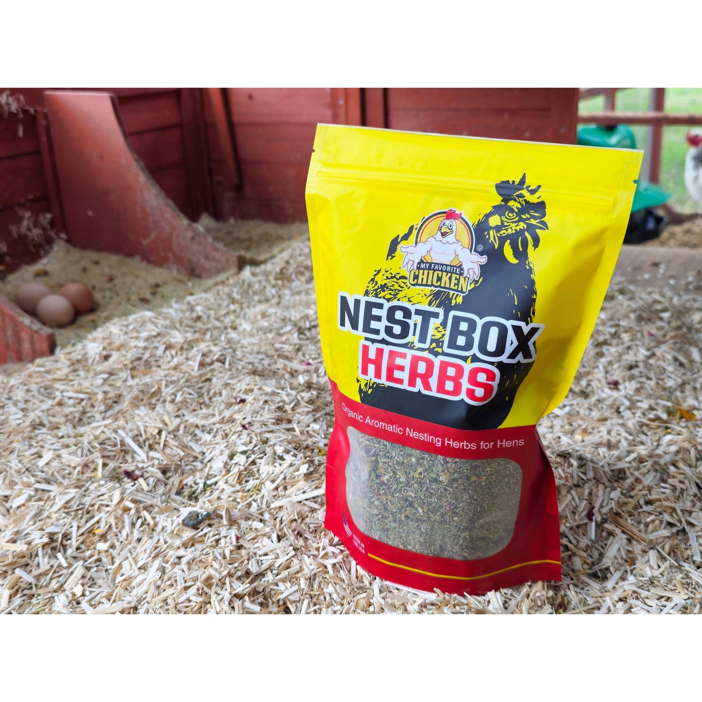 My Favorite Chicken - Nest Box Herbs for Hens, Organic, Non-GMO 6-oz