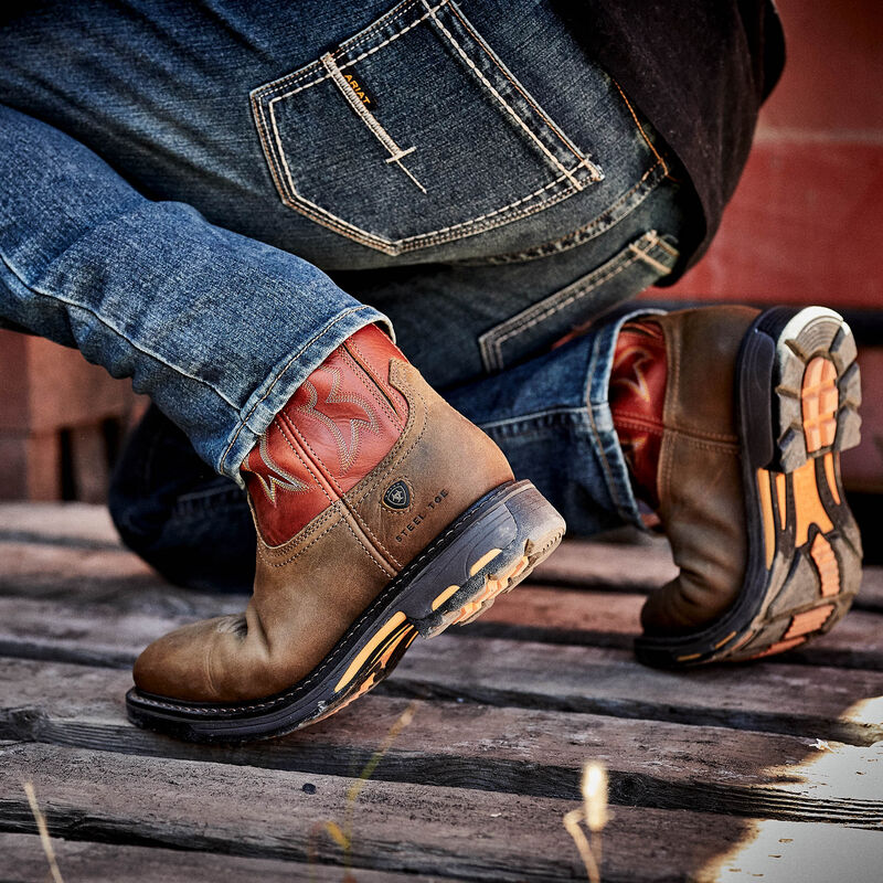 Ariat WorkHog EE Wide Square Toe Steel Toe Work Boot 10006961