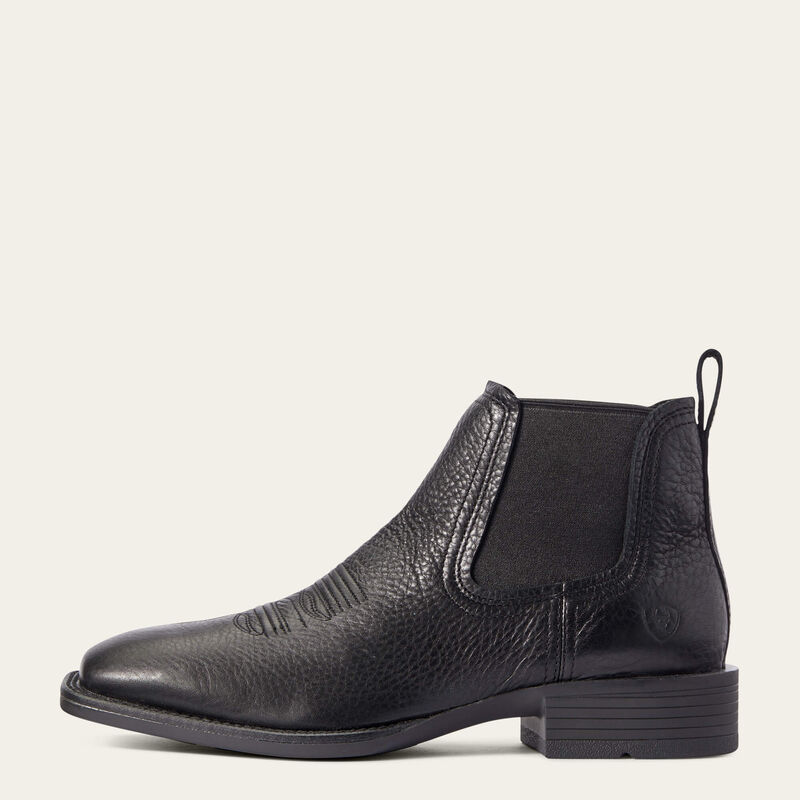 Ariat Booker Chelsa Mens Wide Square Toe Black 10031453