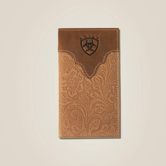 Ariat Tooled Leather Rodeo Wallet A3555502