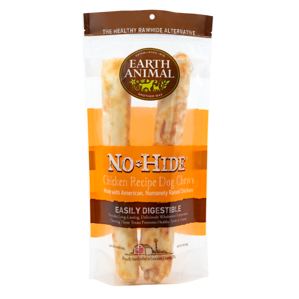 Earth Animal Dog NoHide Chew CageFree Chicken Large 2pk