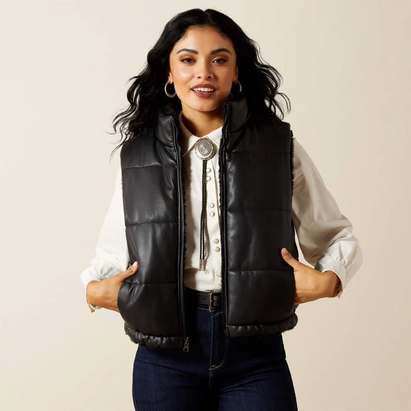 Ariat Womens Echo Reversable Vest Black 10065974