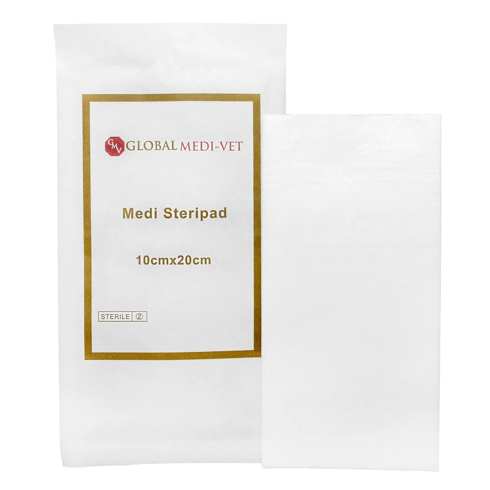 GMV Medi-Steripad Sterile Wound Dressing Pad 10cm x 20xm