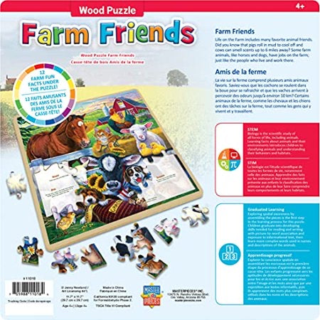 Farm Friends Wooden Puzzle 48pc 11018