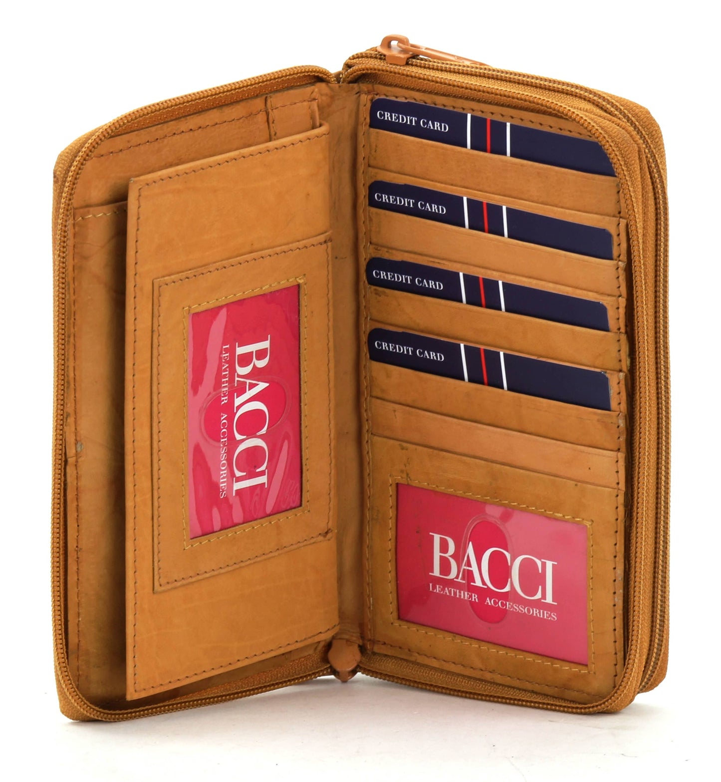 Double Zipper Women's Clutch 15585